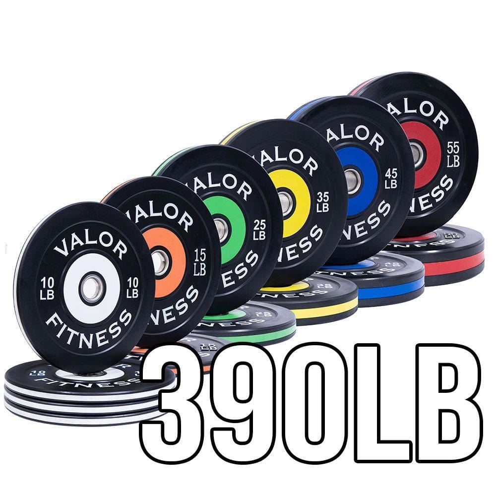 Colored Rubber Bumper Plates (LB) - Grit Grind Strength