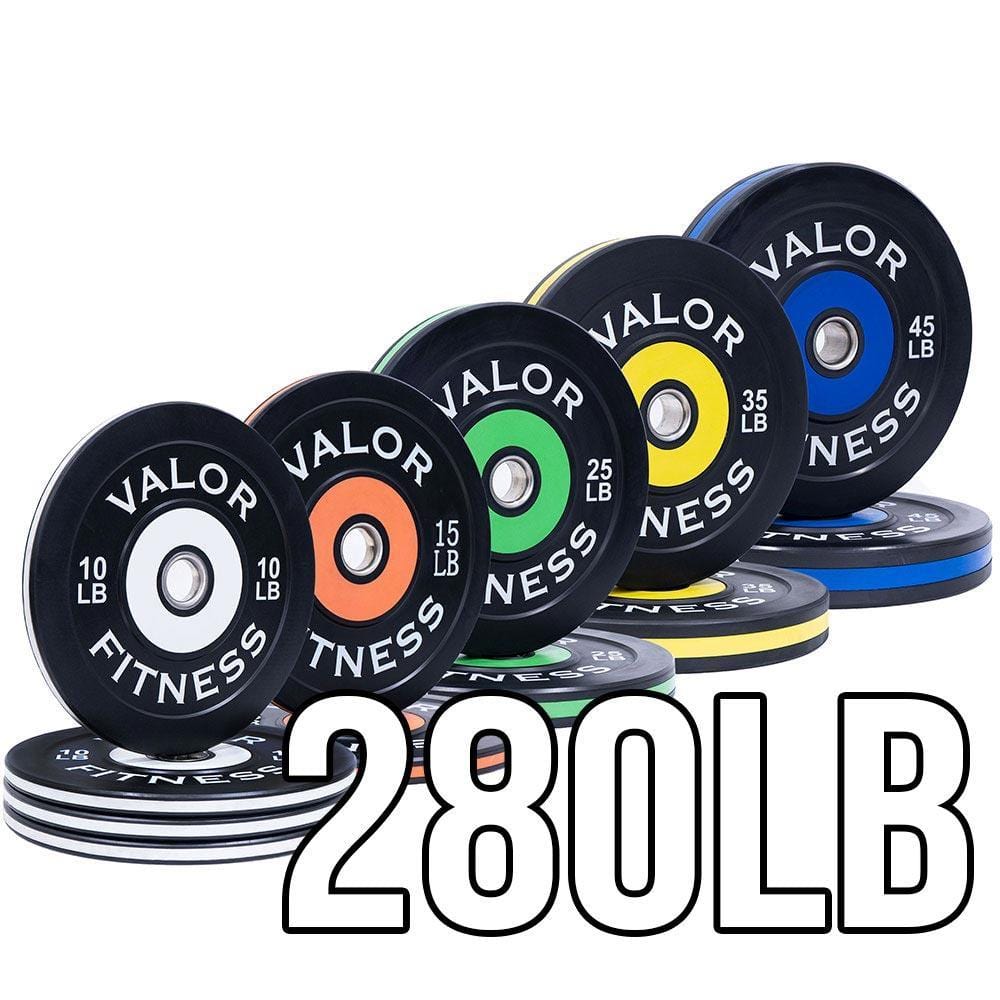 Colored Rubber Bumper Plates (LB) - Grit Grind Strength