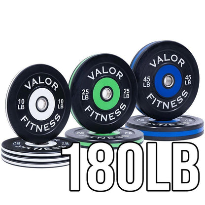 Colored Rubber Bumper Plates (LB) - Grit Grind Strength