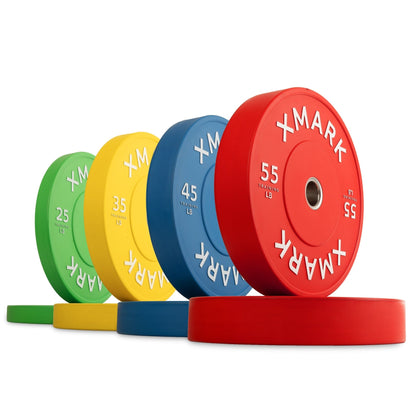 Commercial Color Bumper Plates (LB) - Grit Grind Strength