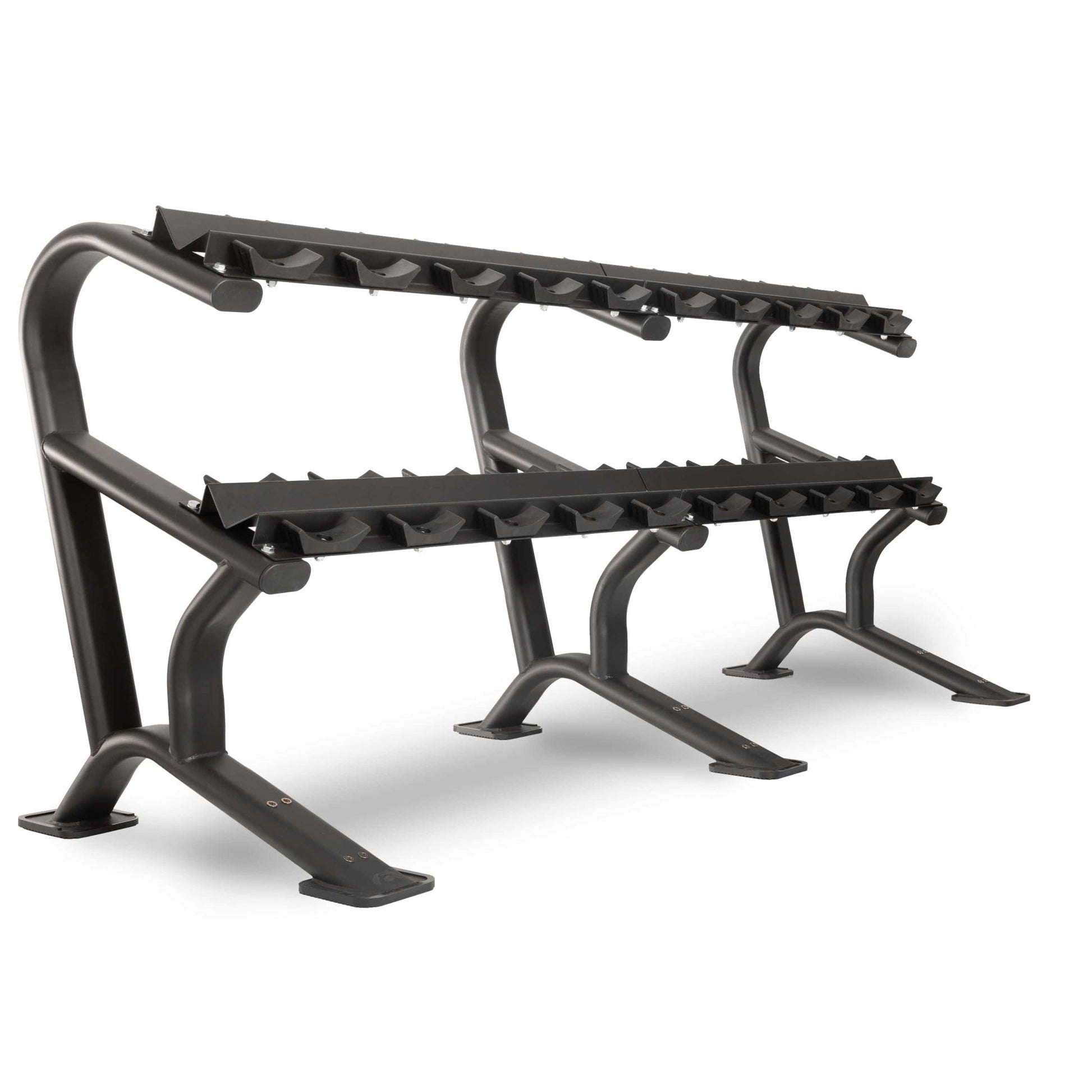 Commercial Dumbbell Rack with 10 or 15 Pair Option - Grit Grind Strength