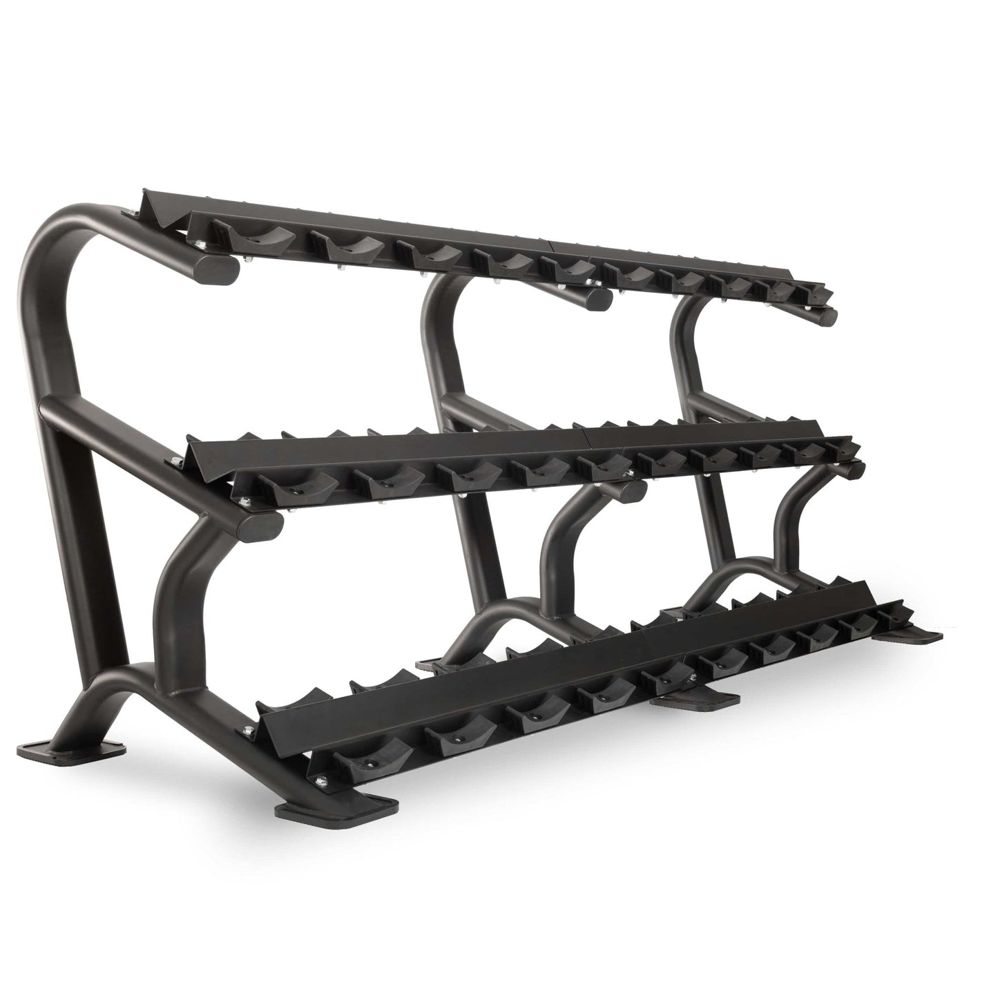 Commercial Dumbbell Rack with 10 or 15 Pair Option - Grit Grind Strength