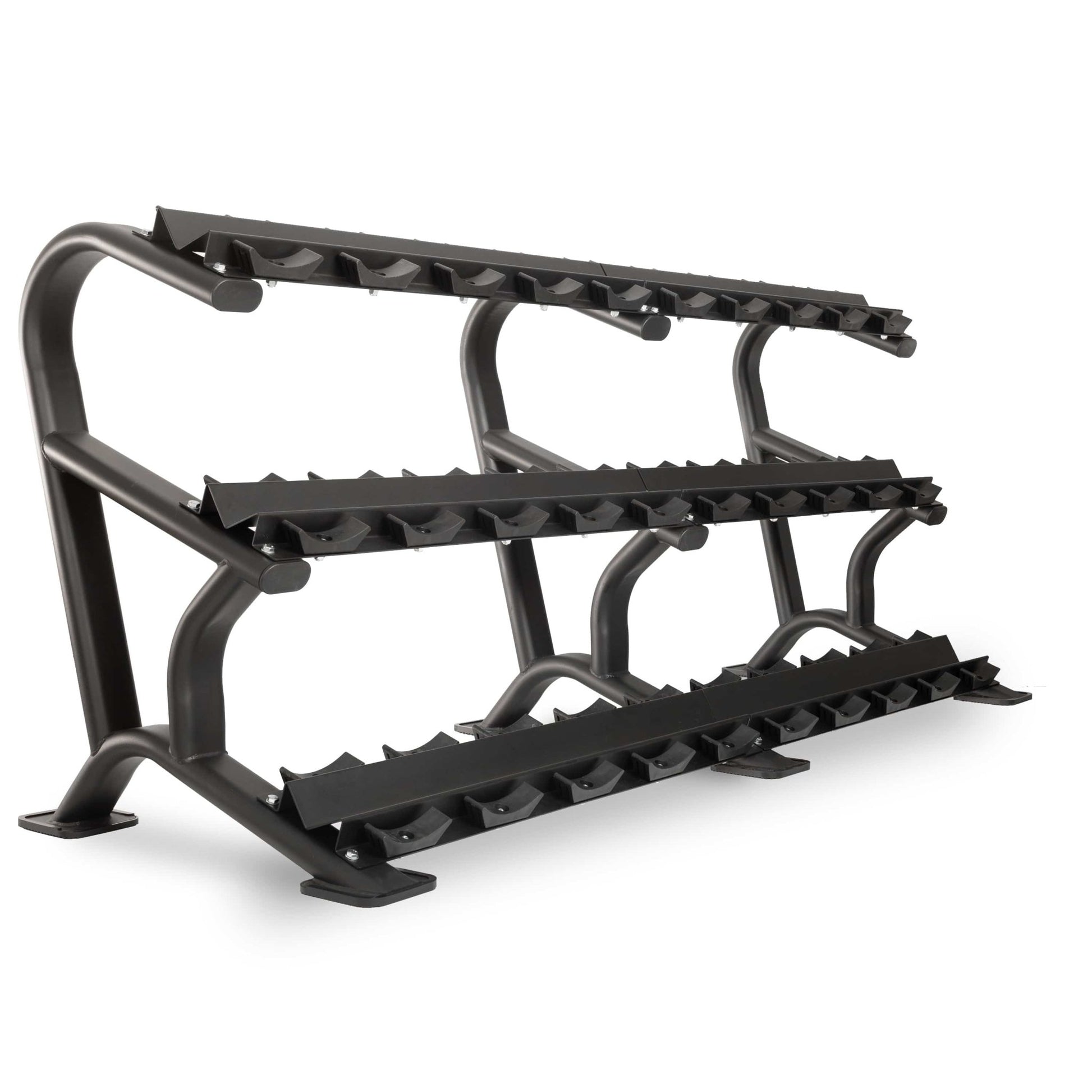 Commercial Dumbbell Rack with 10 or 15 Pair Option - Grit Grind Strength