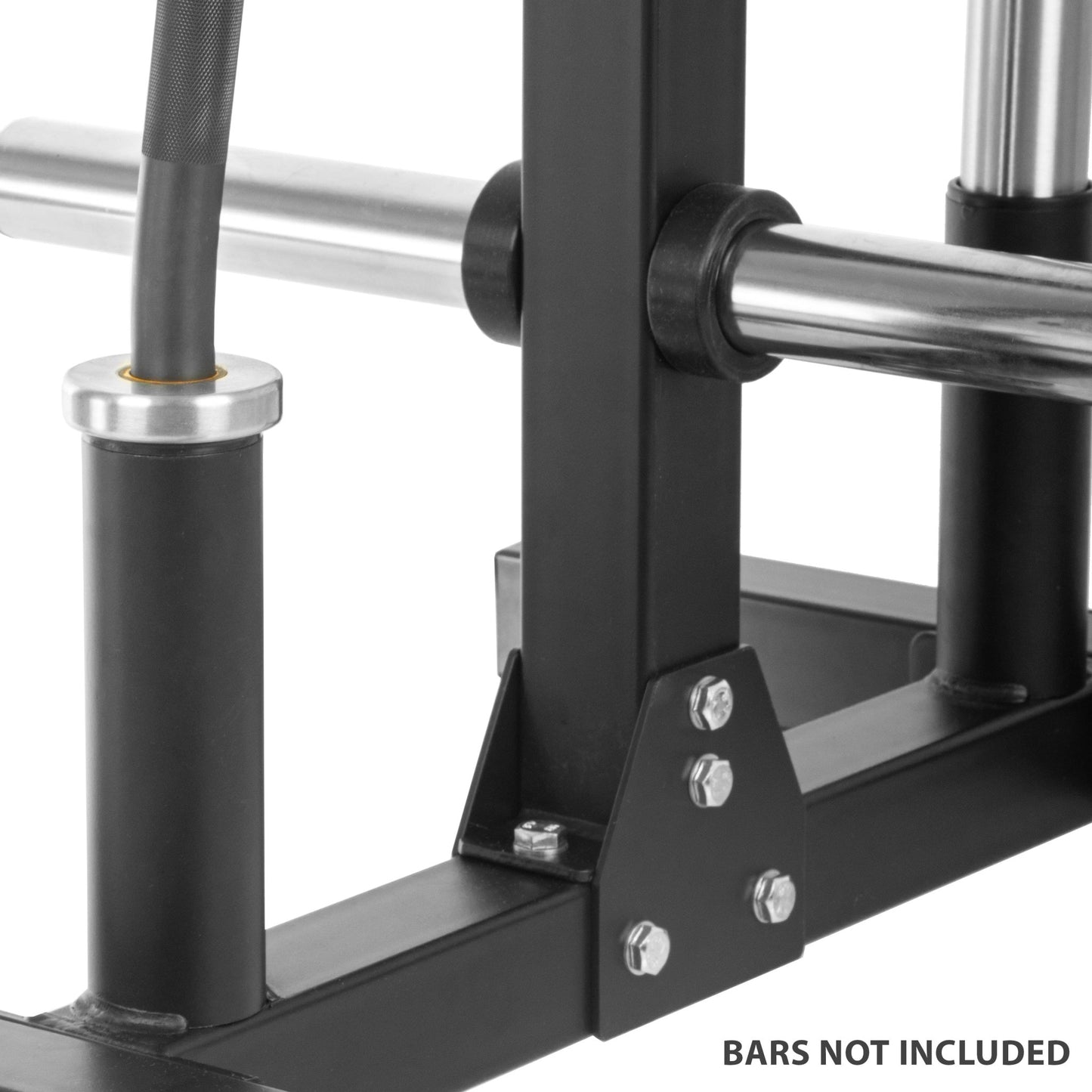 Commercial Olympic Weight Plate Tree on Castors with Dual Bar Holders - Grit Grind Strength