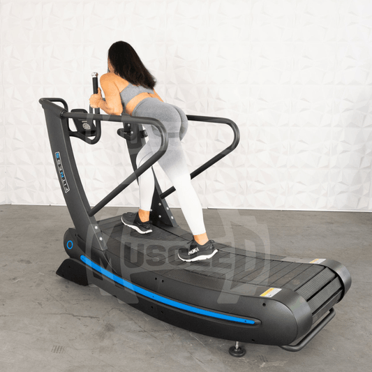Commercial Self Powered Curve Treadmill - Muscle D Fitness - Standalone - Grit Grind Strength
