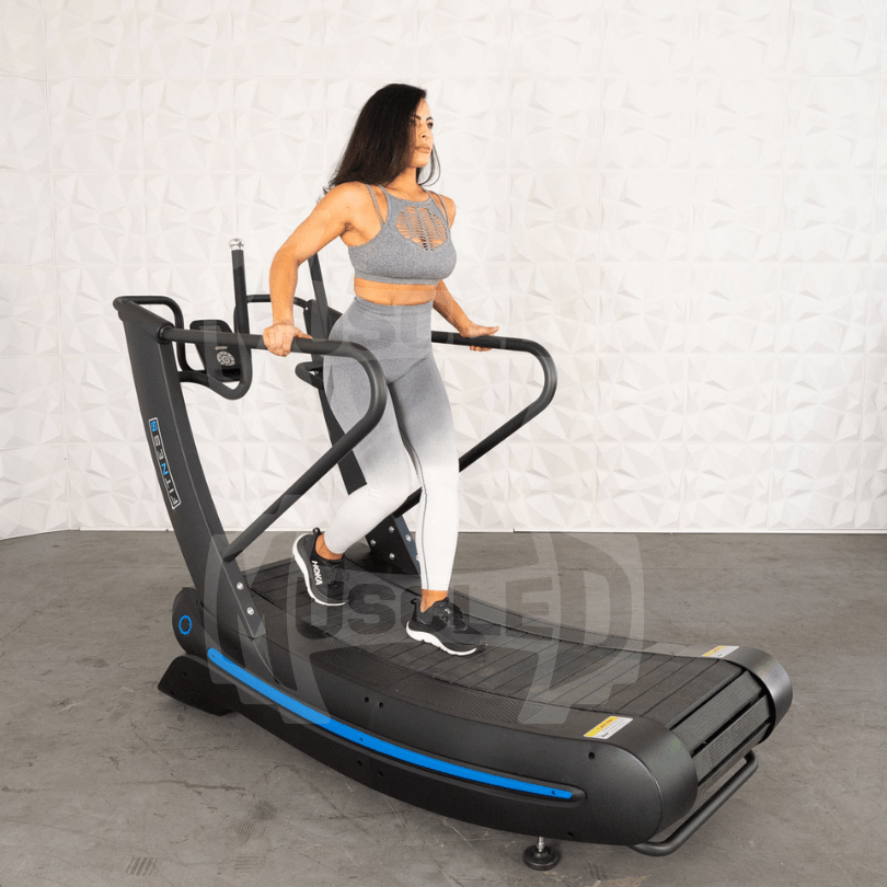 Commercial Self Powered Curve Treadmill - Muscle D Fitness - Standalone - Grit Grind Strength