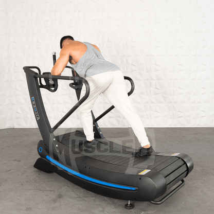 Commercial Self Powered Curve Treadmill - Muscle D Fitness - Standalone - Grit Grind Strength
