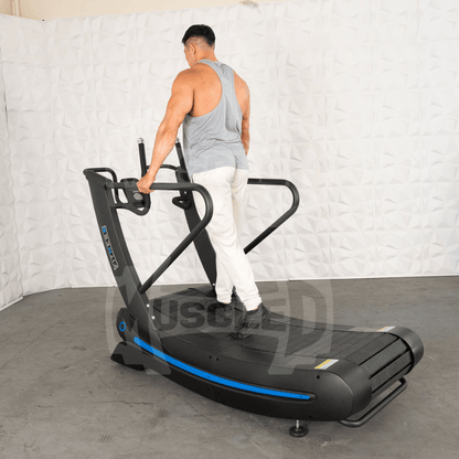 Commercial Self Powered Curve Treadmill - Muscle D Fitness - Standalone - Grit Grind Strength