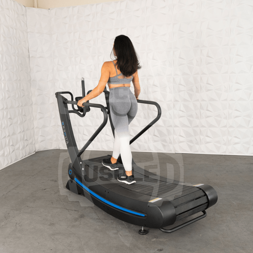 Commercial Self Powered Curve Treadmill - Muscle D Fitness - Standalone - Grit Grind Strength