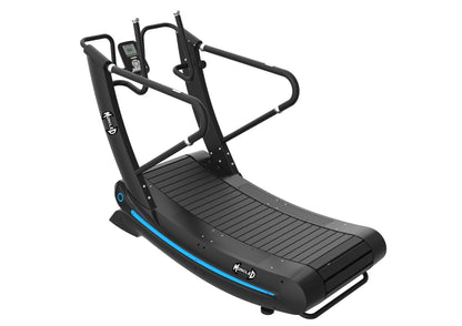 Commercial Self Powered Curve Treadmill - Muscle D Fitness - Standalone - Grit Grind Strength