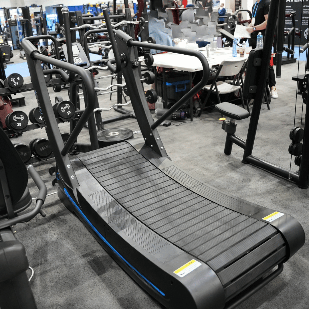 Commercial Self Powered Curve Treadmill - Muscle D Fitness - Standalone - Grit Grind Strength