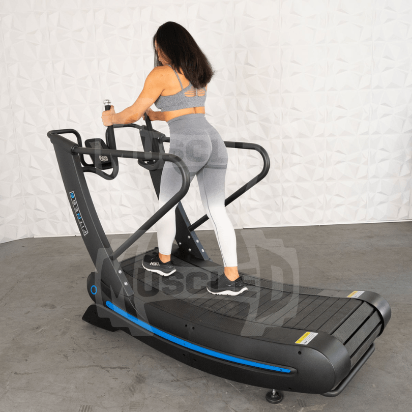 Commercial Self Powered Curve Treadmill - Muscle D Fitness - Standalone - Grit Grind Strength