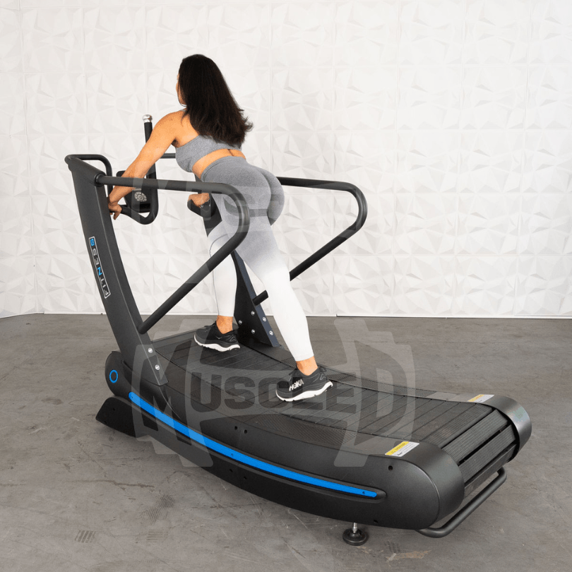 Commercial Self Powered Curve Treadmill - Muscle D Fitness - Standalone - Grit Grind Strength