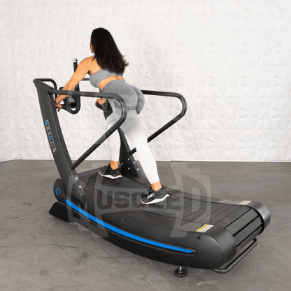 Commercial Self Powered Curve Treadmill - Muscle D Fitness - Standalone - Grit Grind Strength