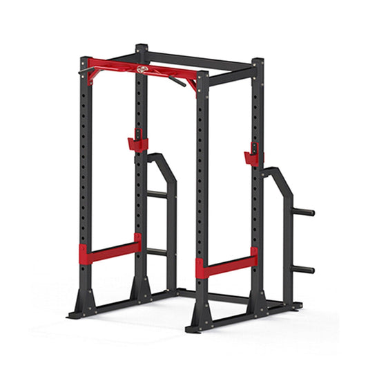 Compact Power Cage - Muscle D Fitness - Adjustable Squat Rack - Gym Storage - Chin up Bar - Home Gym - Grit Grind Strength