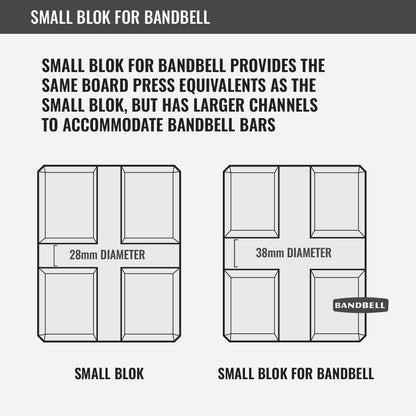 Small Blok for Bandbell Bars - Grit Grind Strength