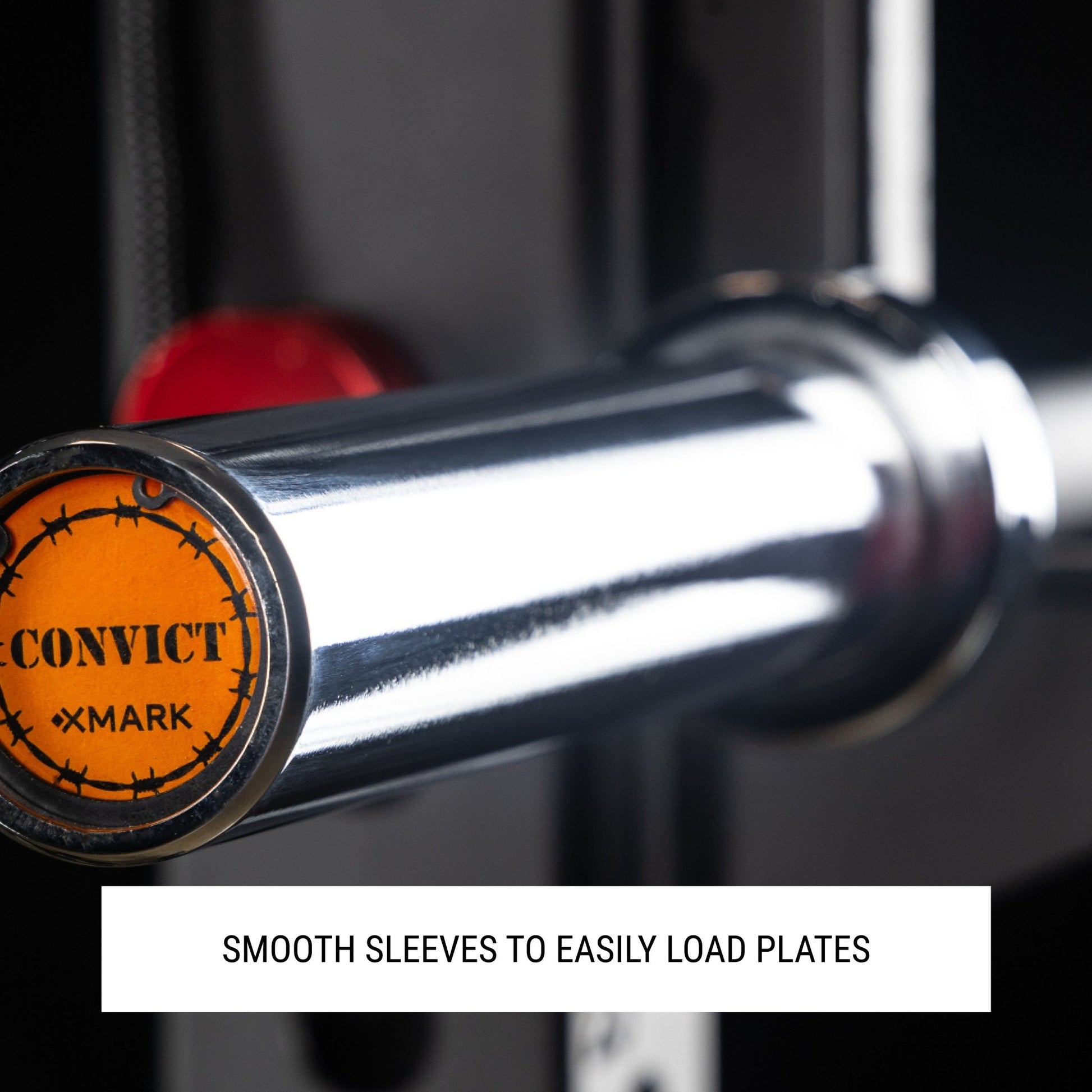Convict 6ft Rackable Curl Bar - Grit Grind Strength