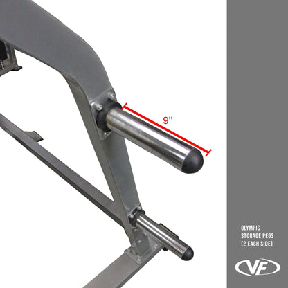 Counterbalanced Smith Machine with Plate Storage Pegs - Grit Grind Strength