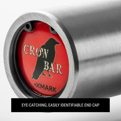Crowbar EZ Curl Barbell, Fits Olympic Plates - Grit Grind Strength
