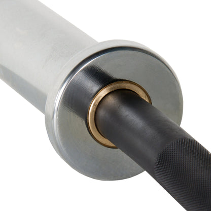 Crowbar EZ Curl Barbell, Fits Olympic Plates - Grit Grind Strength