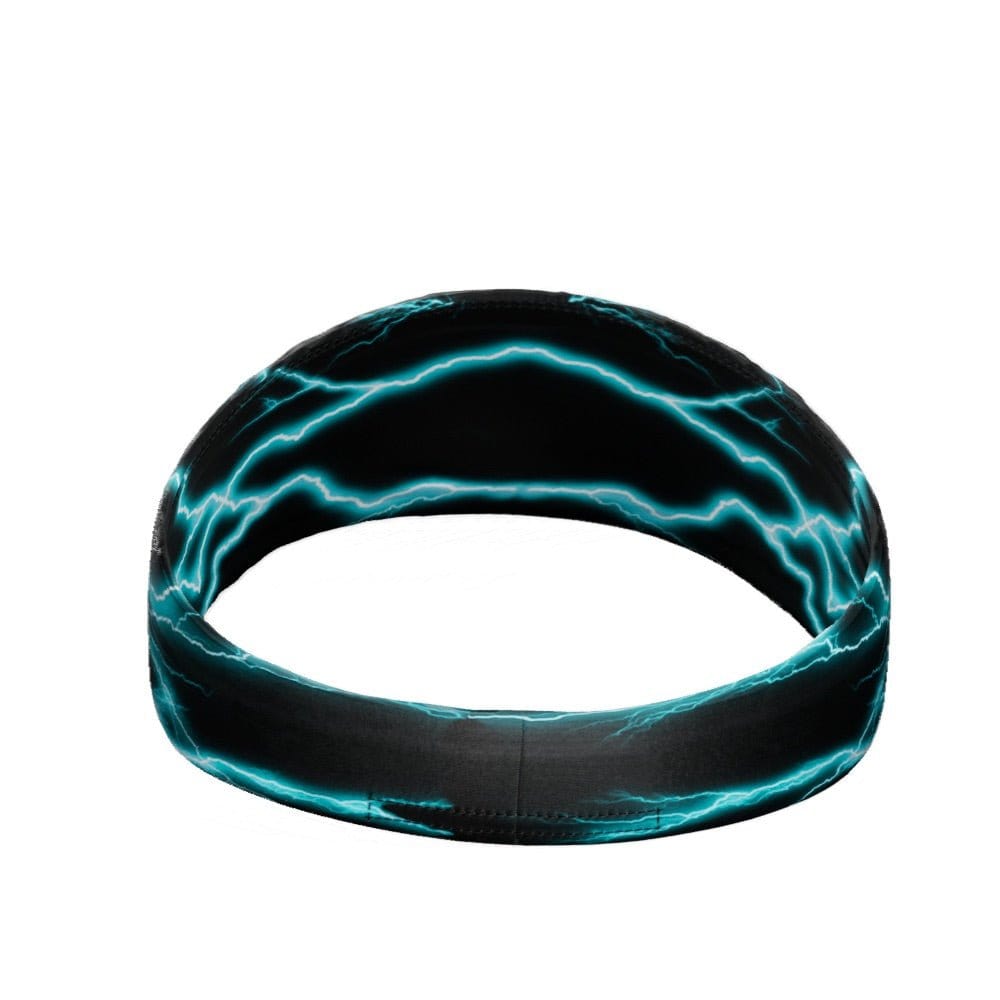Cyan Lightning Headband - Grit Grind Strength