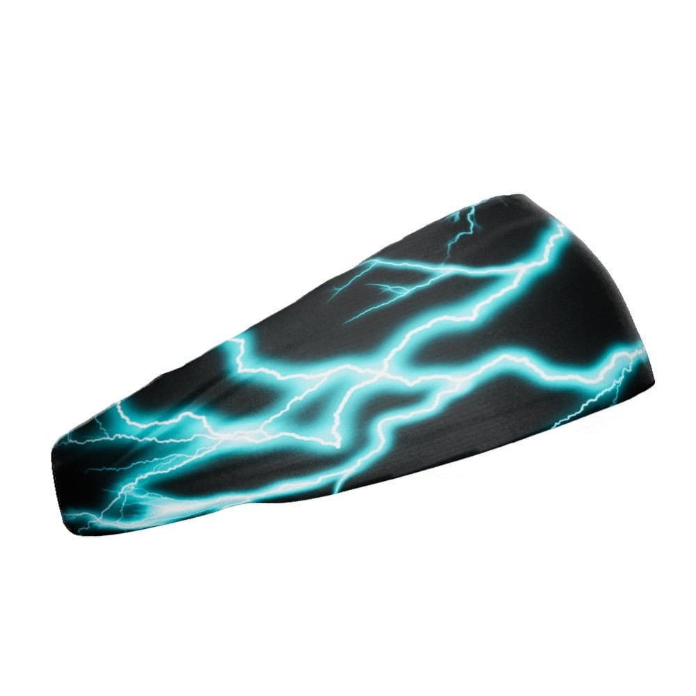 Cyan Lightning Headband - Grit Grind Strength