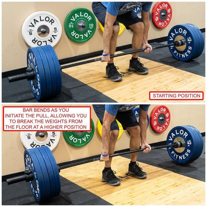 Deadlift Barbell 90.5" 27mm - Grit Grind Strength