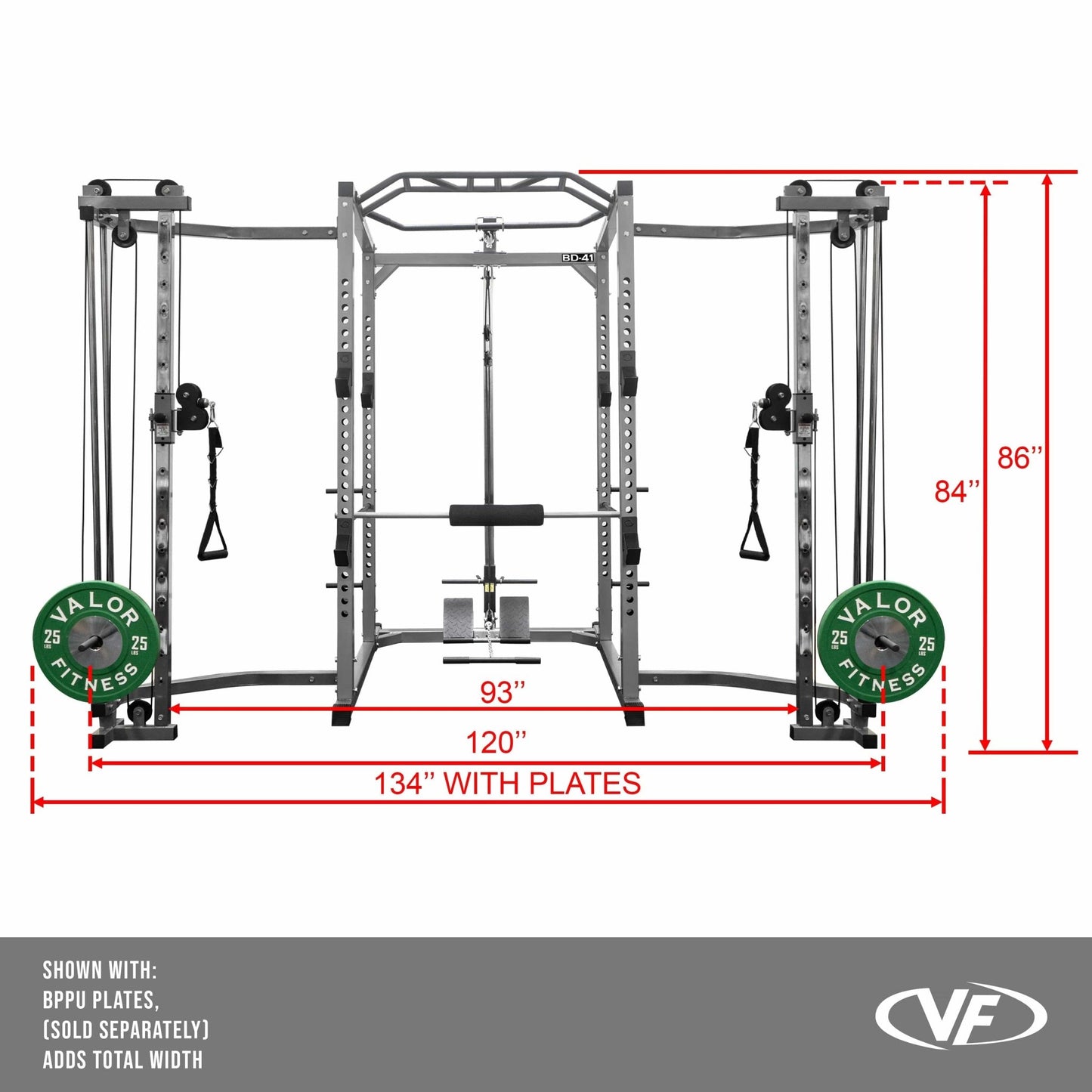 Deluxe 2.5x2.5 Power Rack w/ Multi Grip Pullup Bar - Grit Grind Strength