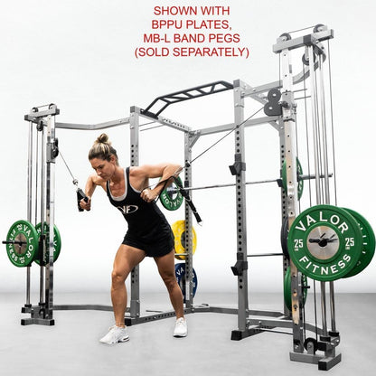 Deluxe 2.5x2.5 Power Rack w/ Multi Grip Pullup Bar - Grit Grind Strength