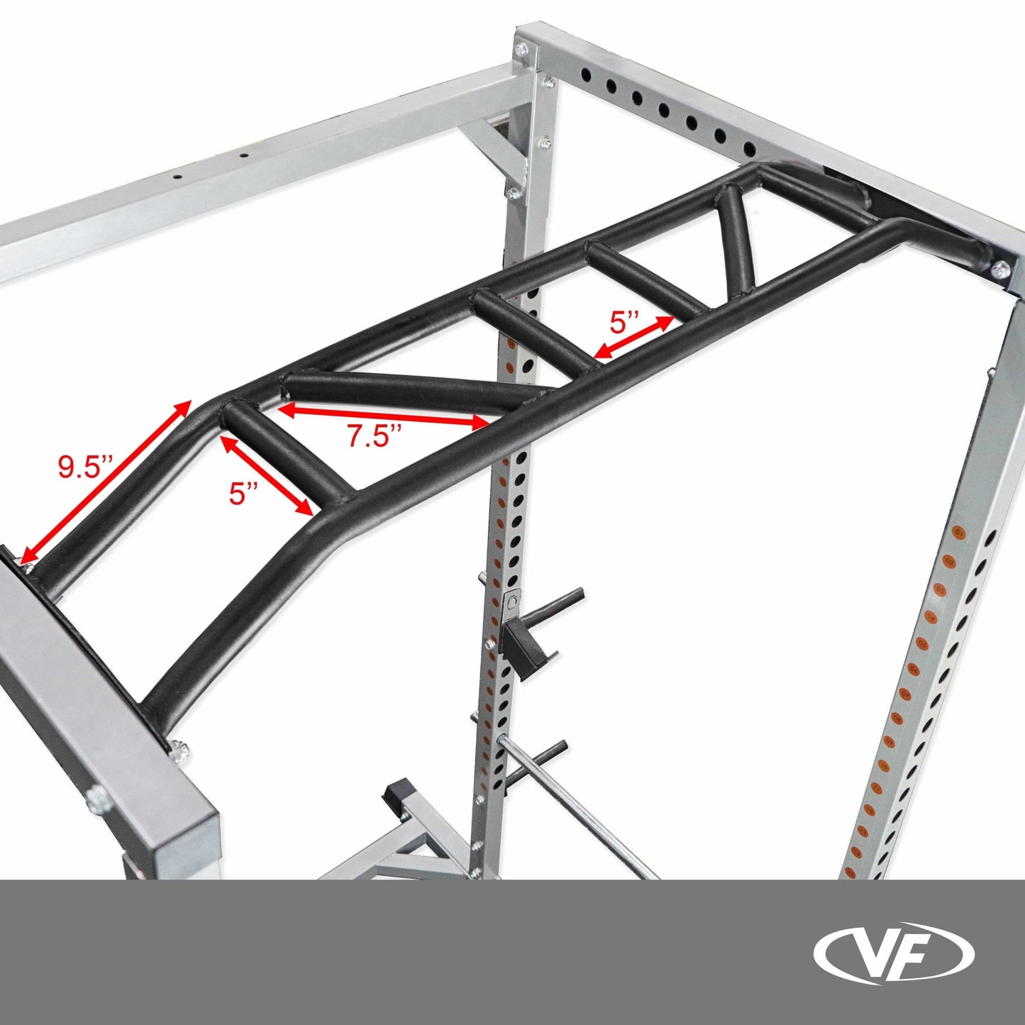 Deluxe 2.5x2.5 Power Rack w/ Multi Grip Pullup Bar - Grit Grind Strength