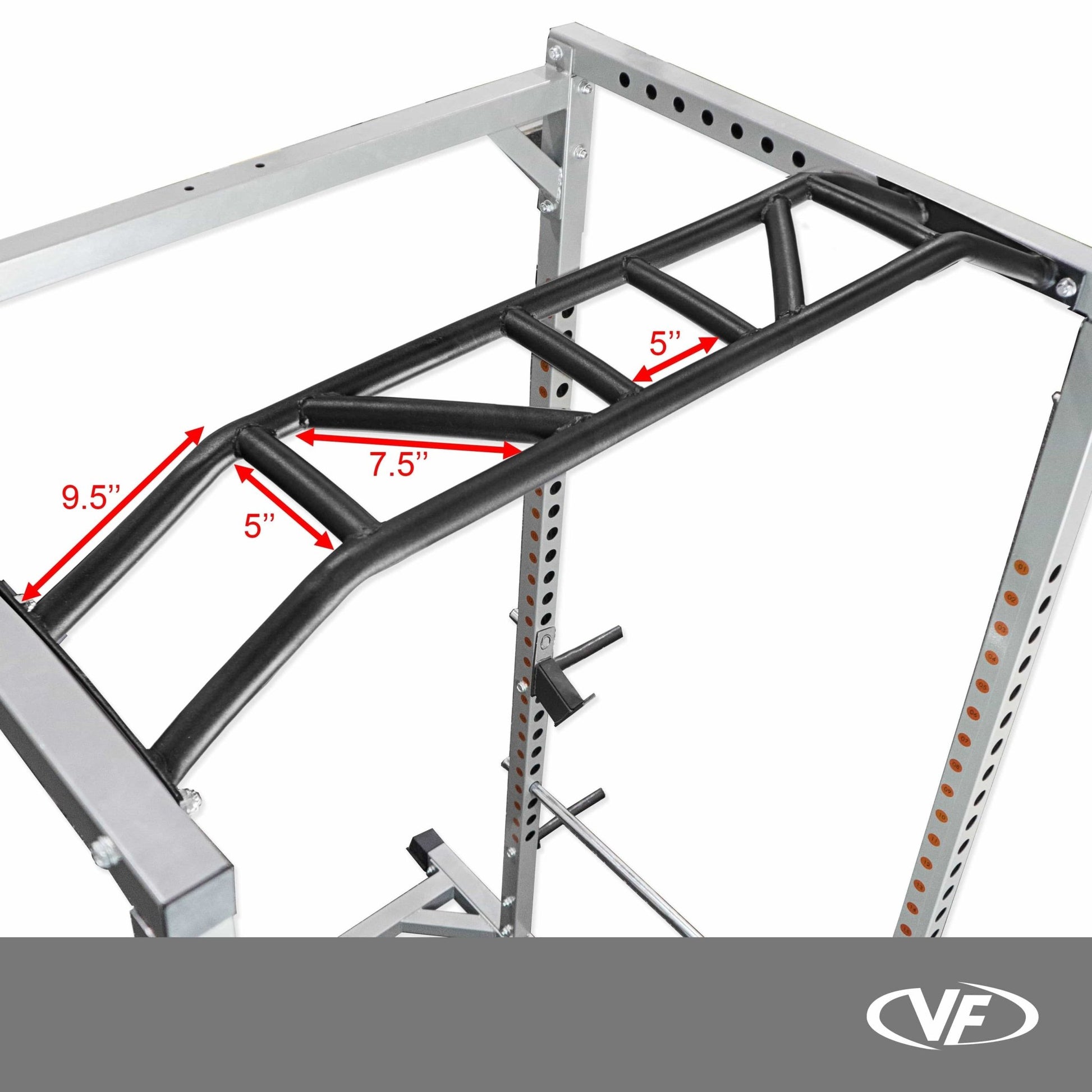 Deluxe 2.5x2.5 Power Rack w/ Multi Grip Pullup Bar - Grit Grind Strength