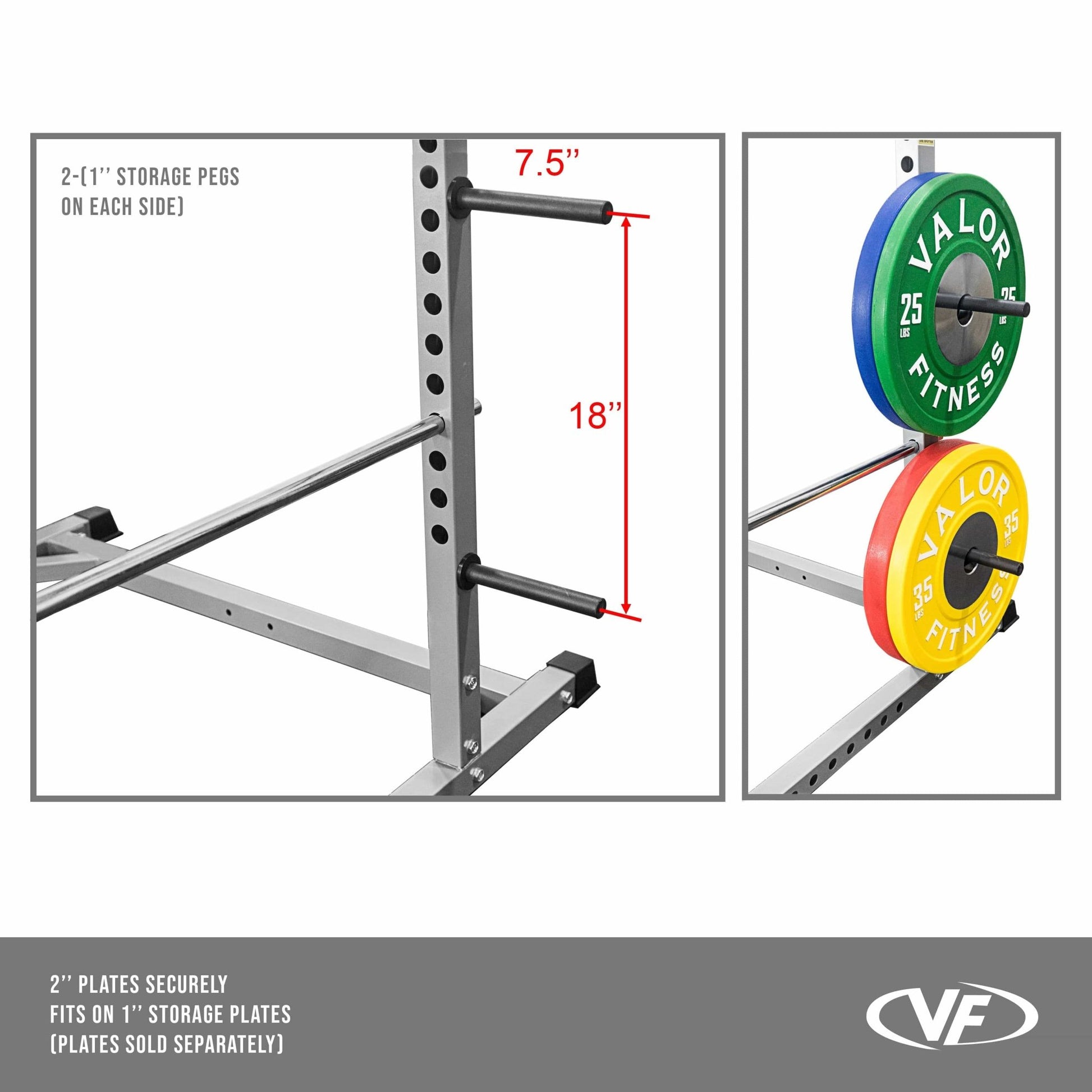 Deluxe 2.5x2.5 Power Rack w/ Multi Grip Pullup Bar - Grit Grind Strength