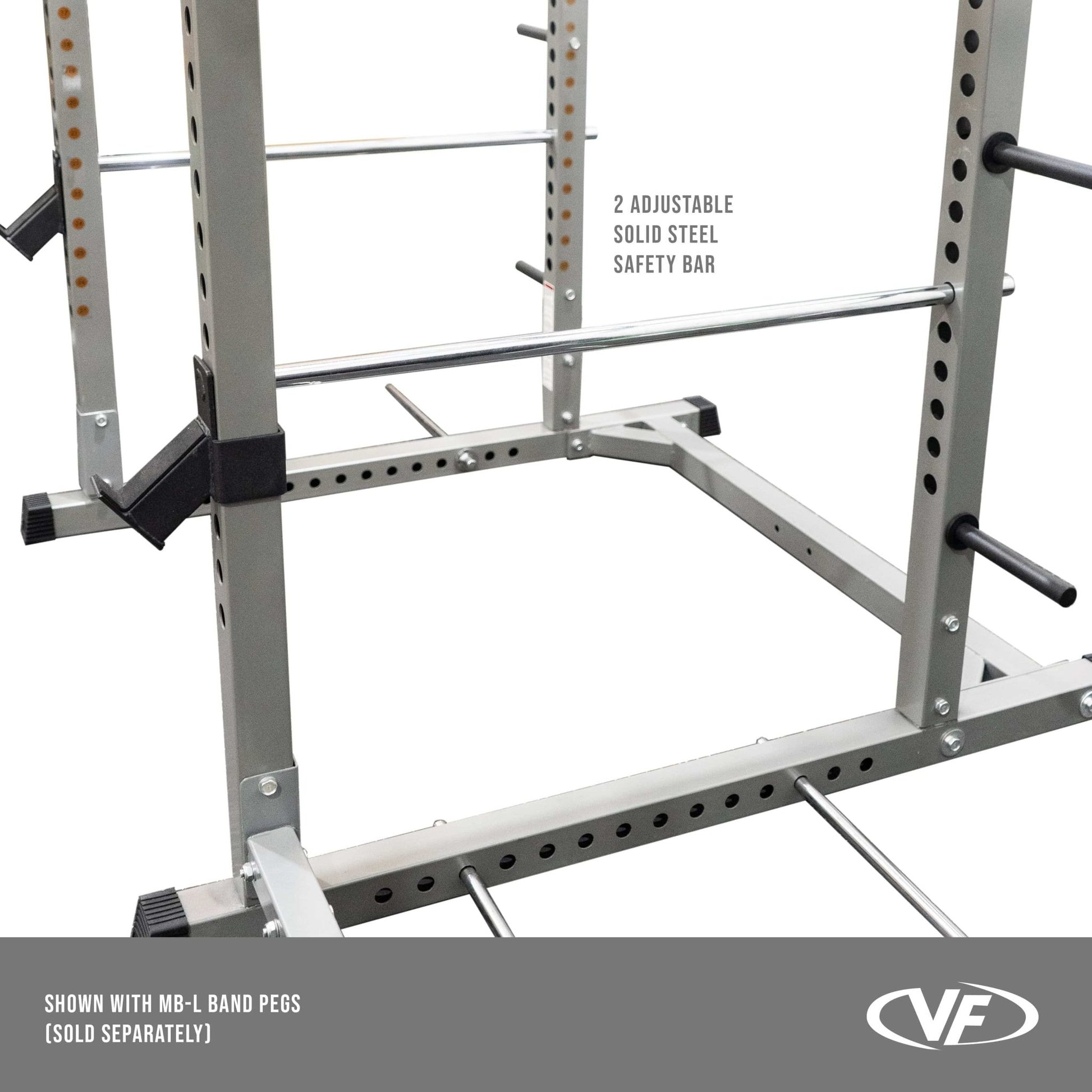 Deluxe 2.5x2.5 Power Rack w/ Multi Grip Pullup Bar - Grit Grind Strength