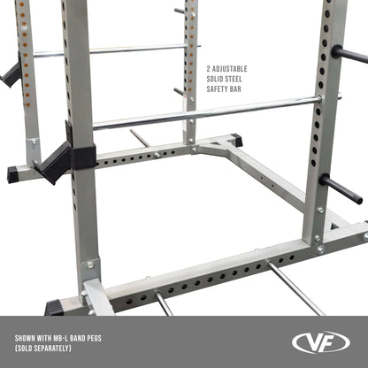 Deluxe 2.5x2.5 Power Rack w/ Multi Grip Pullup Bar - Grit Grind Strength