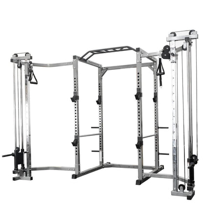 Deluxe 2.5x2.5 Power Rack w/ Multi Grip Pullup Bar - Grit Grind Strength