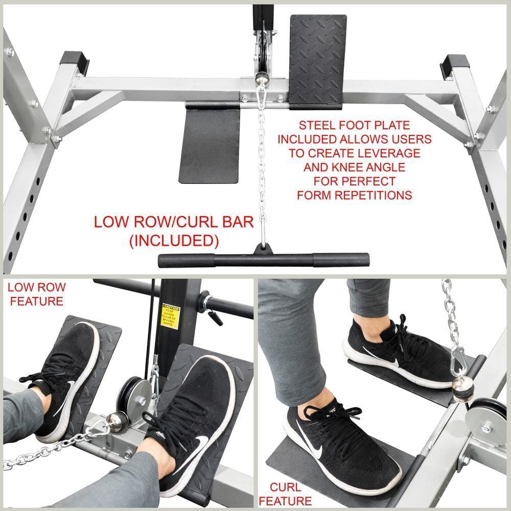 Deluxe 2.5x2.5 Power Rack w/ Multi Grip Pullup Bar - Grit Grind Strength