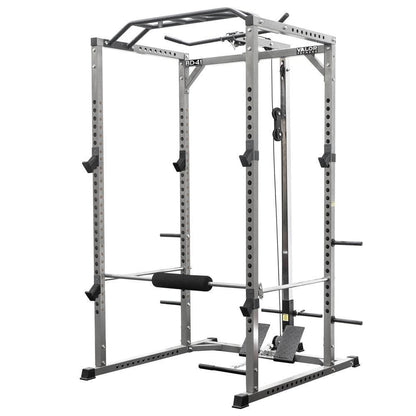 Deluxe 2.5x2.5 Power Rack w/ Multi Grip Pullup Bar - Grit Grind Strength