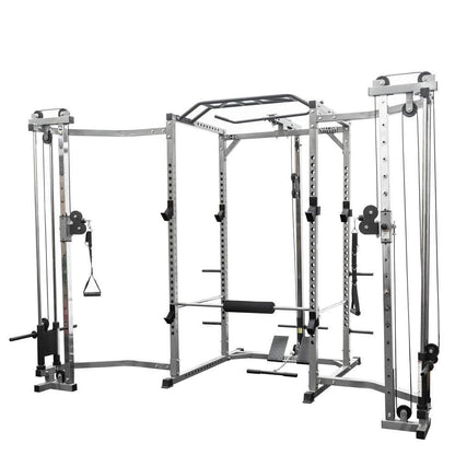Deluxe 2.5x2.5 Power Rack w/ Multi Grip Pullup Bar - Grit Grind Strength