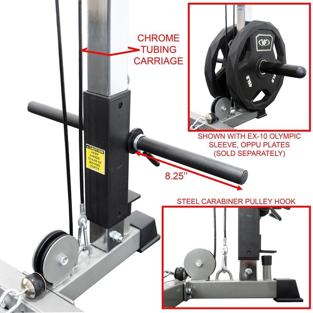 Deluxe 2.5x2.5 Power Rack w/ Multi Grip Pullup Bar - Grit Grind Strength