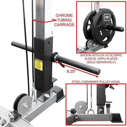 Deluxe 2.5x2.5 Power Rack w/ Multi Grip Pullup Bar - Grit Grind Strength