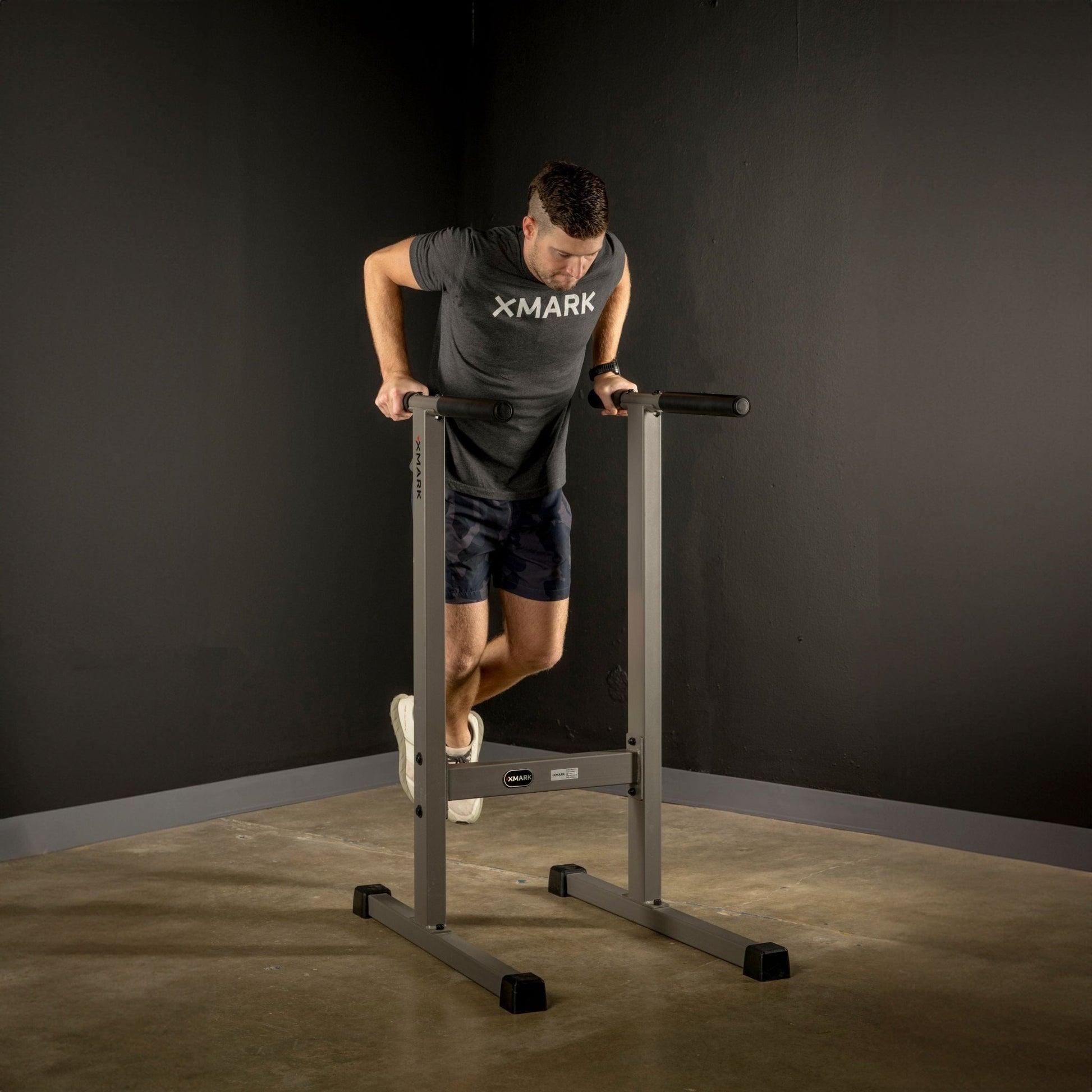 Dip Stand Station Bar for Vertical Knee Raise - Grit Grind Strength
