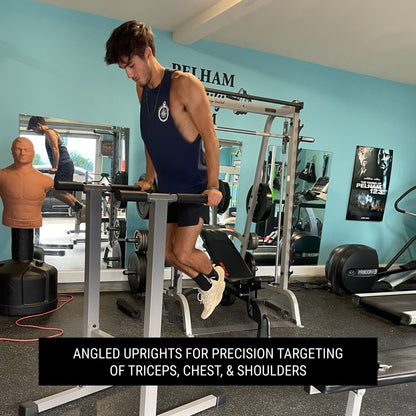 Dip Stand Station Bar for Vertical Knee Raise - Grit Grind Strength