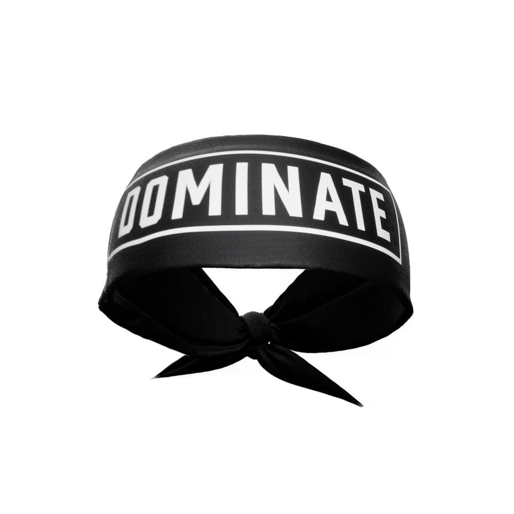 DOMINATE Tie Headband - Grit Grind Strength
