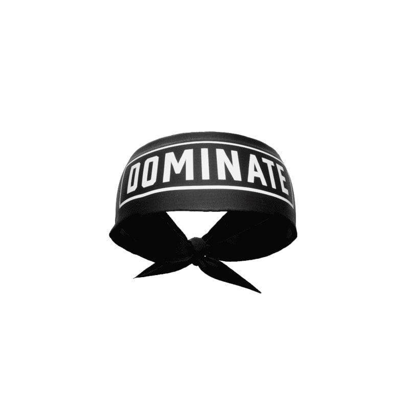 DOMINATE Tie Headband - Grit Grind Strength