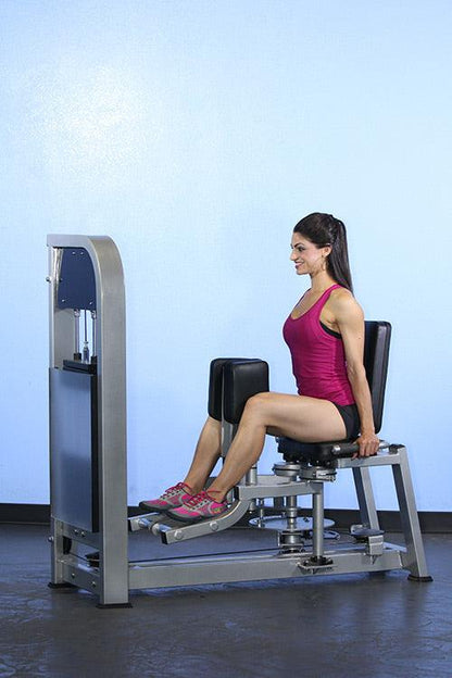 Dual Function Inner - Outer Thigh Combo - Muscle D Fitness - Seated - Adjustable - Pin Selectorized - Grit Grind Strength