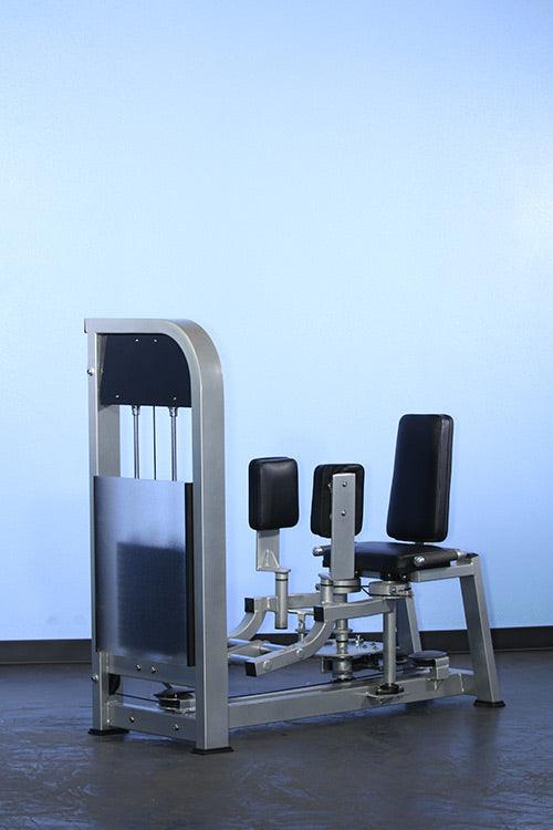 Dual Function Inner - Outer Thigh Combo - Muscle D Fitness - Seated - Adjustable - Pin Selectorized - Grit Grind Strength