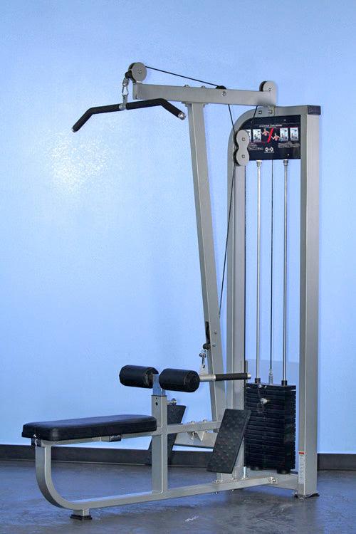 Dual Function Lat - Low Row Combo - Muscle D Fitness - Seated - Pin Selectorized - Commercial Grade - Grit Grind Strength