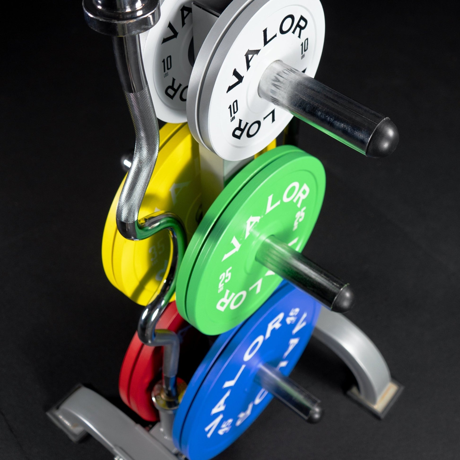 Elevated Storage Tree for Olympic Plates and Barbells - Grit Grind Strength
