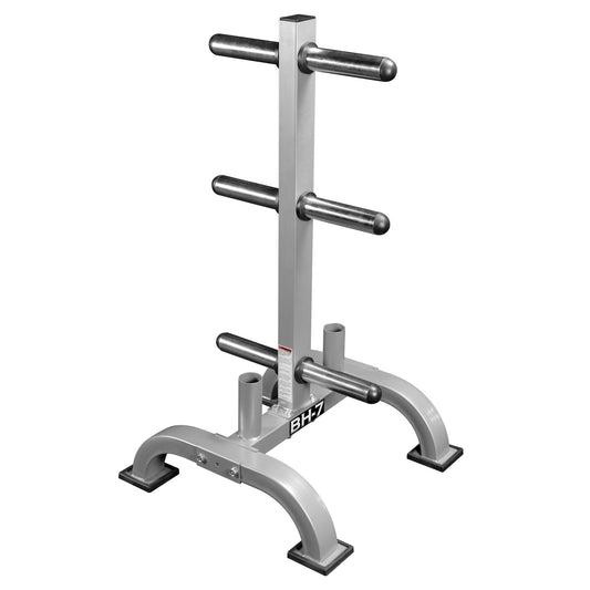 Elevated Storage Tree for Olympic Plates and Barbells - Grit Grind Strength
