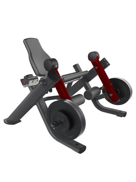 Elite Leverage Leg Extension - Muscle D Fitness - Commercial Grade - Seated - Plate Loaded - Quads Workout - Grit Grind Strength